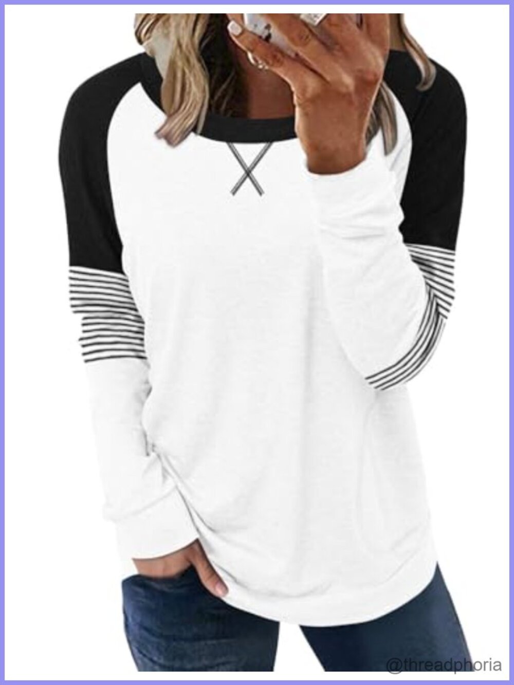 Womens Cotton Blend Tunic Top Long Sleeve Pocket Shirt Loose Fit Casual